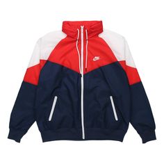 Nike Sportswear Windrunner 'Ar2210-438' Red AR2210-438 (Retro/Men's/Gift Recommend) Celana Training, Retro Men, Reference Poses, Jacket Design, Art Reference Poses, Stylish Sneakers, Nike Sportswear, Perfect Pair, Your Perfect