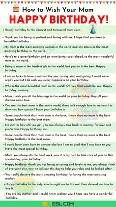 a happy birthday poem with the words how to wish your mom