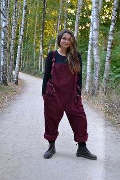 Plus Size Grunge, Womens Overalls, Overalls Plus Size, Corduroy Dungarees, Overalls Outfit, Corduroy Overalls, Oversize Women, Plus Size Jumpsuit, Overalls Women