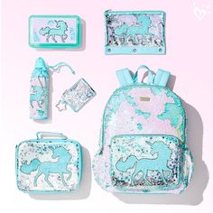 Unicorn Things, Girls Backpack Kids, Cute Backpacks For School, Tie Day, Unicorn Fashion