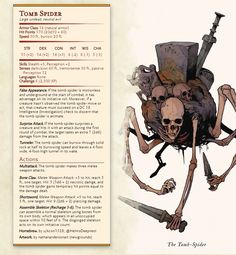 an image of a page with a skeleton holding two knives in it's hands