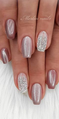 101 Want to see new nail art? These nail designs are really great Picture 98. Nails design; nails design easy; nails art designs; nails summer day; nails design 2019; nails design spring; nails design winter. #nail #nailartdesigns #nails #naildesigns Video Makeup, Cute Summer Nails, New Nail, New Nail Art, Nail Designs Glitter, Simple Nail Designs, Bridal Nails, Nail Designs Spring