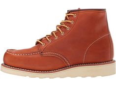 Red Wing Heritage 6" Classic Moc | Zappos.com Casual Moc Toe Work Boots For Outdoor, Slip-resistant Moc Toe Hiking Boots, Casual Chukka Boots With Steel Toe And Moc Toe, Casual Steel Toe Moc Toe Chukka Boots, Casual Slip-resistant Snip Toe Waterproof Boots, Casual Work Boots With Snip Toe For Outdoor Activities, Casual Snip Toe Work Boots For Outdoor Activities, Rugged Work Boots With Round Toe And Lacing, Rugged Work Boots With Lacing And Round Toe