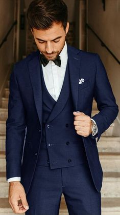 Royal Blue Wedding Suit Groom, Groom Tuxedo Blue, Royal Blue Tux, Royal Blue Suit Wedding, Blue Wedding Suit Groom, Navy Wedding Suit, Rooftop Birthday, Wedding Suit For Men, Reception Suits