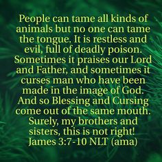 a green background with the words people can tame all kinds of animals but no one can tame