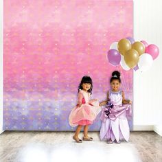 Princesses and princes will love striking a few poses with this Disney Once Upon a Time Scene Setter! Hang up the plastic posters to create an 8-foot tall background of pink and purple. Printed across the posters are hearts and tiaras in a repeating pattern. Make sure your little one's birthday photo booth is picture-perfect for the big day with this backdrop! Disney Once Upon a Time Scene Setter product details:  2 posters 8ft wide x 48in tall  Officially licensed Disney product. Plastic Background, Disney Princess Party Supplies, Rapunzel Party, Scene Setters, Party Photo Backdrop, Birthday Photo Booths, All Disney Princesses, Disney Princess Birthday, Princess Photo