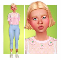 Sims 4 Trillyke, Sims Hairstyles, Skin Overlay, Sims 4 Toddler