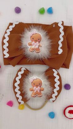 Caramel Gingerbread Wraps – The Lace Anchor Gingerbread Tulle Wreath, Gingerbread Man Hair Bows, Gingerbread Mickey Ears, Gingerbread Plush, Gingerbread Hair Bow, Kids Holiday Outfits, Holiday Outfit Inspiration, Baby Head Wrap, Kids Boutique