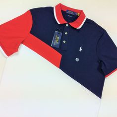 Polo Ralph Lauren Men Classic Color-Blocking Soft Cotton Pony Logo Polo Shirt An American style standard since 1972, the Polo shirt has been imitated but never matched. Over the decades, Ralph Lauren has reimagined his signature style in a wide array of colors and fits, yet all retain the quality and attention to detail of the iconic original. 100% Cotton Classic Fit - our roomiest silhouette, cut for a lower armhole and a fuller sleeve that falls closer to the elbow Ribbed Polo collar 3-button Corporate Uniforms, Men Classic, Silhouette Cut, Polo Ralph Lauren Mens, Polo Collar, Ralph Lauren Men, Kid Tees, Signature Style, American Style