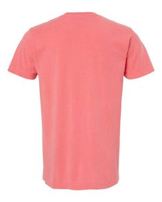 Unisex Vintage Garment-Dyed T-Shirt - WATERMELON - 2XL | M&O Men's Vintage Garment-Dyed T-Shirt in Watermelon Size 2XL | Cotton Pink Washed Short Sleeve T-shirt, Pink Washed Crew Neck T-shirt, Dye T Shirt, Vintage Men, White Undershirt, Tshirt Dress, Watermelon, Shirt Dress, Dye