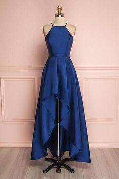 School Dance Dresses, High Low Prom Dresses, Royal Blue Prom Dresses, Dresses Royal, Royal Blue Dresses, Pinterest Fashion