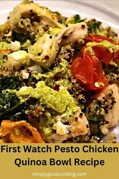 the first watch pesto chicken quinoa bowl recipe