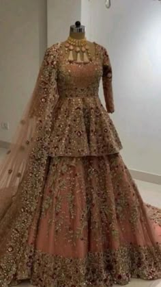 Baju Kahwin, Nikah Dress, Bridal Lehenga Designs, Heavy Dresses, Wedding Lehenga Designs, Asian Bridal Dresses