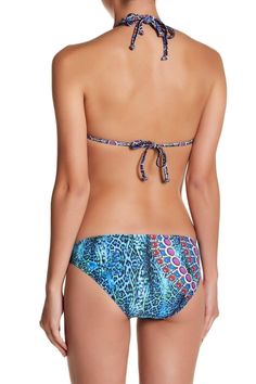 Enhancer push up triangle bikini top has molded foam cups covered in sequins that offer shape and support. Elastic straps tie behind the neck halter style and the back adjusts with the exclusive Goga swimwear.The classic cut of these mid rise bottoms sits just below the waistline and provides moderate rear coverage. Alluring and sexy, this bikini sets you apart. Beautifully designed, this set is perfect for the beach and poolside look. Shop from a wide collection at Goga Swimwear from the house Designer Resort Wear, Womens Bathing Suits Bikinis, Beachwear Swimwear, Trendy Bikinis, Luxury Swimwear, Womens Bathing Suits, Tropical Vacation, Beachwear For Women, Swimwear Girls