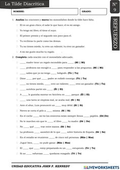 the spanish language worksheet for students to practice their english and latin - speaking skills