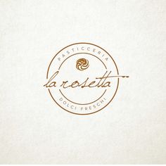 the logo for a restaurant called la rosita, which is located in italy