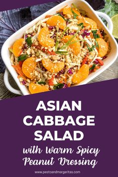 Cabbages are pretty versatile vegetables that feature in everything from coleslaw to roast dinners.  But this Asian Cabbage Salad with warm spicy peanut dressing adds to the things to do with cabbage!  Check out which cabbages to use and why and grab the recipe! #cabbage #peanutdressing #saladrecipe Asian Roast, Takeout Recipes, Recipe Cabbage, Roast Dinners, Super Salads, Lunch Inspiration