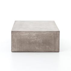 Parish Coffee Table - StyleMeGHD Waterfall Coffee Table, Four Hands Furniture, Industrial Materials, Concrete Coffee Table, Concrete Finish, Concrete Materials, Coffee Table Grey, Concrete Forms, Coffee Table White