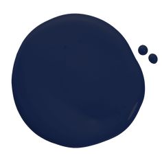 a dark blue color is shown in the shape of a circle with two small dots