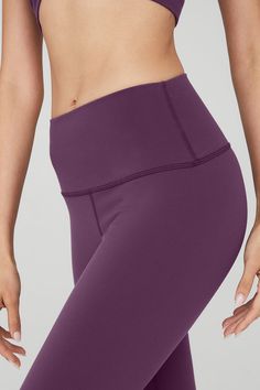 Pilates, pickleball, posting up at home—you’re looking at your new go-to for all of it. Made from our signature Airbrush fabric that’s cottony soft with a smoothing fit, these leggings are thoughtfully designed with a holds-you-in high-rise waistband and full-length legs for a snug fit right down to the hems. Grab your favorite color, and while you’re at it, get a matching bra, too. Alo Yoga 4-way Stretch Activewear For Sports, Functional Moisture-wicking Alo Yoga Bottoms, Moisture-wicking Functional Alo Yoga Bottoms, Alo Yoga Moisture-wicking Functional Bottoms, Alo Yoga Functional Moisture-wicking Bottoms, Sporty Alo Yoga Sports Bottoms, Alo Yoga Sporty Activewear With Comfort Waistband, Solid Activewear With Comfort Waistband For Training, Activewear With Comfort Waistband For Training