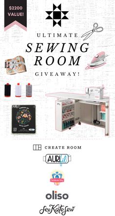 the ultimate sewing room giveaway is here