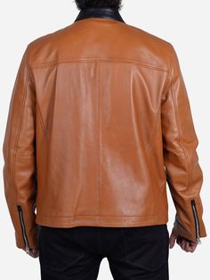 mens leather jacket biker style Brown Motorcycle, Brown Leather Jacket Men, Tawny Brown, Leather Jacket For Men, Motorcycle Leather Jacket, Biker Leather Jacket, Real Leather Jacket, Motorcycle Leather, Biker Leather