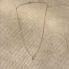 Length 16” Never Worn J Initial Necklace, J Initial, Jewelry Rose Gold, Initial Necklace Gold, Initial Necklace, Necklace Gold, Womens Jewelry Necklace, Initials, Jewelry Necklaces