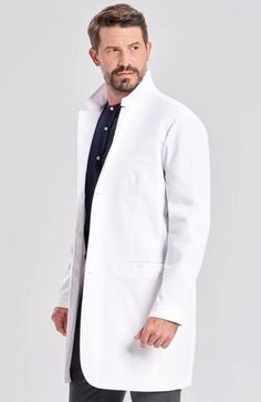 Men's Boyd Slim Fit 35" Lab Coat Women's Lab Coats, Medical Outfit, Sporty Casual