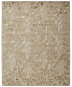 Khalo Hand Tufted Beige and Gold Rug by BD Fine Flatshot Image 1 Feizy Rugs, Leaf Patterns, Wallpaper Furniture, Picture Frame Shop, Gold Rug, Damask Print, Handmade Area Rugs, Nebraska Furniture Mart, Beige Area Rugs