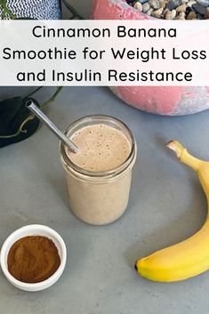 Vegan Low Fat, Banana And Cinnamon, Cinnamon Smoothie, Banana Drinks, Cinnamon Banana, Banana Smoothie, Fat Burning Drinks, Smoothie Recipes Healthy