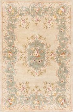 Safavieh Bergama BRG166A Ivory / Light Blue Area Rug Cottagecore Rug, Vintage Mirror Wall, Light Blue Rug, Small Apartment Living Room, Architecture Concept Drawings, Rug Ivory, Light Blue Area Rug, Vintage Room, Floral Area Rugs