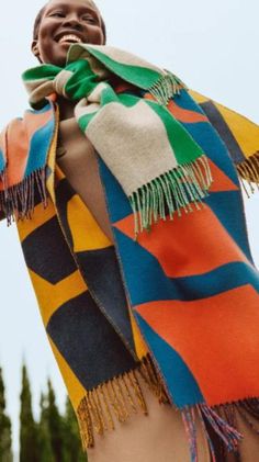 Super Scarf, Colorful Hat, Model Test, Fall Scarves, Silk Wool, Classy Women, Neck Scarves, Mens Street Style