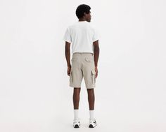 Hold everything;literally, in these comfortable Carrier Cargo Shorts with pockets and utilitarian style. They're cut with a relaxed fit and sit right at your waist, making them some of the easiest shorts in your closet. Comfortable shorts with utilitarian style Crafted with non-stretch fabric Reinforced pockets Reflective tape at the cuff U-lock storage at the waistband Relaxed Fit Utility Cargo Shorts, Levi's Relaxed Fit Shorts With Pockets, Relaxed Fit Cotton Utility Cargo Shorts, Relaxed Fit Cotton Cargo Shorts, Levi's Relaxed Fit Shorts, Outdoor Cargo Shorts With Built-in Liner, Comfortable Shorts, Military Cargo Cotton Shorts, Utilitarian Style