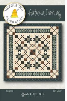 Autumn Evening Quilt Pattern by Needle In A Hayes Stack Colonial Quilts, Wall Hanging Quilt Patterns, Neutral Colored Quilt, Horse Quilts, Quilt Settings, Wall Quilt Patterns, Quilt Pattern Book, Quilting Books, Autumn Evening