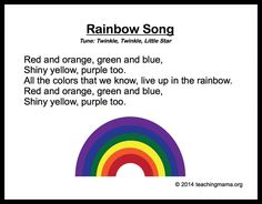 the rainbow song is written in black and white