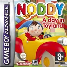 noddy a day in toyland nintendo game boy advance cover artwork and box art