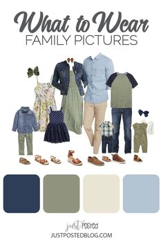 the color scheme for what to wear family pictures