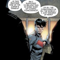 red hood aka jason todd Dc Jason Todd Red Hood, Jason Todd Civilian, Jason Todd Batman Under The Red Hood, Jason Todd Funny Panels, Jason Todd Bizarro, Superhero Man, Wayne Family, Joker Is