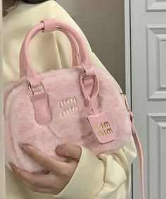 Pink Core, Icons Pink, Pink Pilates, Aesthetic Bags, Miu Miu Bag, Girly Bags, Fancy Bags, Rory Gilmore, Pretty Bags