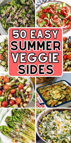 bbq party side dishes Veggie Sides For Bbq, Summer Veggie Side Dishes, Veggie Side Dishes For Bbq, Summer Vegetable Side Dishes, Bbq Ribs Sides, Summer Cookout Side Dishes, Side Dishes For Ribs, Bbq Vegetables, Bbq Veggies