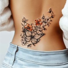 Dazzling Lower Back Tattoos For Women Tattoo Files Low Back Cover Up Tattoo For Women, Women’s Lower Back Tattoo, Chest Tattoo Female Upper Cover Up, Womens Lower Back Tattoos, Dragonfly And Flower Tattoo, Lower Back Cover Up Tattoos For Women, Hawaii Tattoo For Women, Women Back Tattoos Classy, Lower Back Tattoos For Women Unique