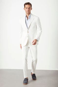 Fresco Jacket | M.J. Bale Mens White Suit, White Suit, M J, Tuxedos, Men's Suits, Mens Suits, In Store, Range, White