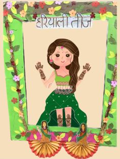 The selfie frame on Hariyali teej theme shows a jhula and ladies enjoying on the swing hanging on the branch of the tree. Teej queen sawan kitty party props for kitty party Hariyali teej kitty party in teej theme तीज तीज क्वीन सावन के झूले हरियाली तीज किट्टी पार्टी sawan ke jhule,selfie frame,selfie booth,photo booth, kitty party decoration,teej kitty party,selfie frame kaise banaen,photo frame kaise banayen,photo booth for kitty party,saawan,teej party,kitty party,women festival Teej Festival Board Decoration In School, Hartalika Teej Festival Decoration Ideas, Teej Celebration Ideas For School, Hariyali Teej Decoration Ideas At Home, Teej Sinjara Decoration, Teej Festival Decoration In School, Haryali Teej Decoration, Hariyali Teej Decoration, Teej Decoration Ideas