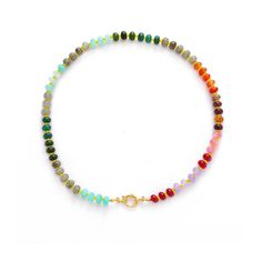 PRICES MAY VARY. colorful gemstone necklace:Handmade from colorful natural stones, the unique and stylish design blends the beauty of nature with the brilliance of man-made craftsmanship to showcase your vibrant personality. rainbow necklace for women:The rainbow necklace made of natural stone beads and stainless steel buckle, skin friendly non-toxic, nickel free, light weight, suitable for most people to wear.surfer necklace,beach necklace,rainbow beads necklace,boho necklace. colorful beads ne Beads Choker Necklace, Vibrant Personality, Beads Choker, Perfect Gift For Girlfriend, Beach Necklace, Surfer Necklace, Necklace Colorful, Rainbow Gemstones, Nature Necklace