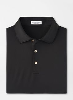 Classic Polo Shirt With Seamless Collar For Golf, Classic Golf Polo Shirt With Seamless Collar, Functional Collared Polo Shirt For Golf, Fitted Collared Golf Polo Shirt, Fitted Collared Polo Shirt For Golf, Classic Fitted Polo Shirt With Go-dry, Classic Sports Polo Shirt With 4-way Stretch, Classic Fitted Go-dry Polo Shirt, Classic Black Polo Shirt For Golf