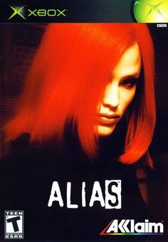 an image of a woman with red hair on the cover of a playstation 2 game