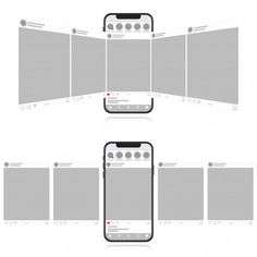 an image of a cell phone with multiple screens on the front and back, in different positions