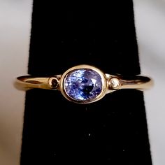 Blue Stone Ring Women, Cornflower Sapphire Ring, White Sapphire Solitaire Ring, Ceylon Sapphire Ring, Graduation Rings, Blue Graduation, Ceylon Blue Sapphire, Ceylon Sapphire, Blue Sapphire Ring