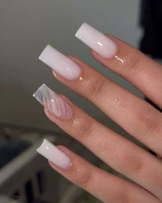 Medium Squared Acrylics, Mid Short Nails, Acrylic Nail Designs Tapered Square Medium, Nails To Go With Everything, Acrylic Nails Square Solid Color, Medium Full Set Nails Acrylics, Cute Basic Nails Acrylic, Dum Dum Nails, Good Acrylic Nails