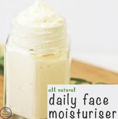 Home Made Moisturizer, Face Cream Diy, Diy Facials, Facial Routine, Diy Moisturizer, Natural Face Moisturizer, Diy Kosmetik, Skincare Inspiration